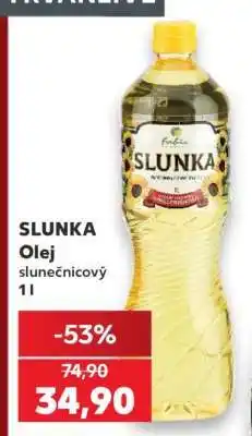 Kaufland SLUNKA Olej slunečnicový 1 l nabídka