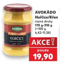 Kaufland AVOKÁDO Hořčice/ Křen nabídka