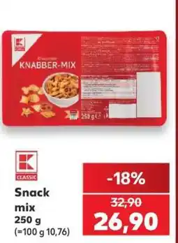 Kaufland Snack mix nabídka