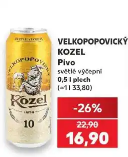 Kaufland Velkopopovický Kozel nabídka
