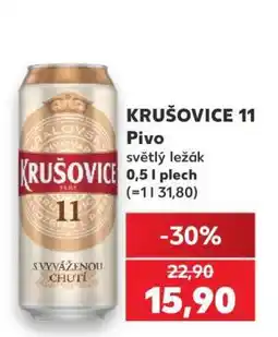 Kaufland KRUŠOVICE 11 Pivo nabídka