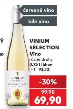 Kaufland Vinium Sélection nabídka