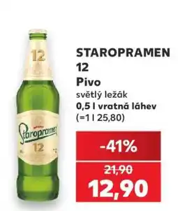 Kaufland Staropramen 12 nabídka