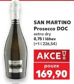 Kaufland SAN MARTINO Prosecco DOC nabídka