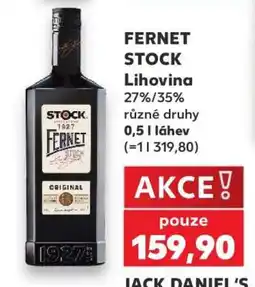 Kaufland Fernet Stock nabídka