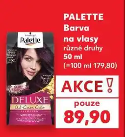 Kaufland Palette Barva na vlasy nabídka