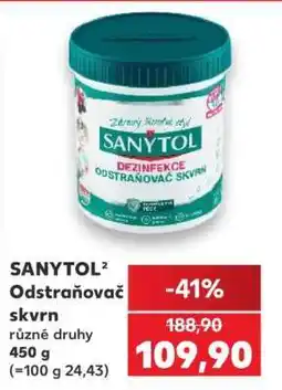 Kaufland SANYTOL Odstraňovač skvrn nabídka