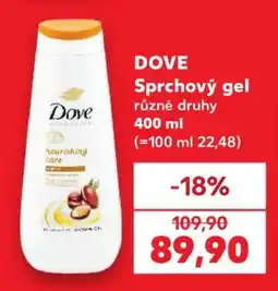 Kaufland Dove Sprchový gel nabídka