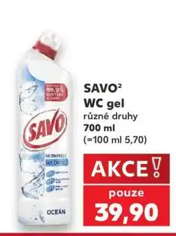 Kaufland Savo WC gel nabídka