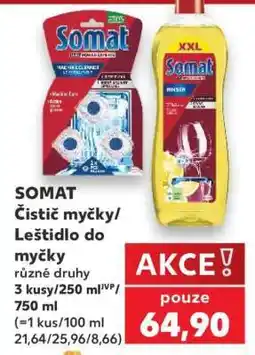 Kaufland SOMAT Čistič myčky/Leštidlo do myčky nabídka