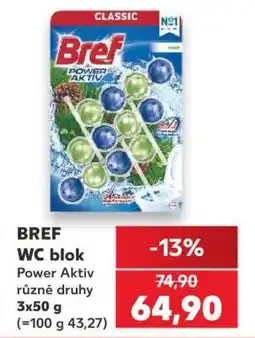 Kaufland Bref WC blok nabídka