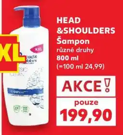 Kaufland HEAD& SHOULDERS Šampon nabídka