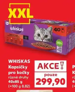 Kaufland Whiskas kapsičky pro kočky nabídka