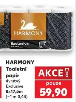 Kaufland Harmony toaletní papír nabídka