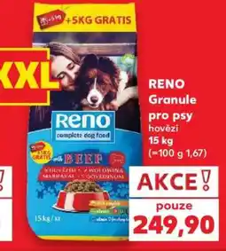 Kaufland RENO Granule pro psy nabídka