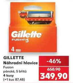 Kaufland Gillette náhradní hlavice nabídka