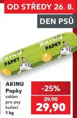 Kaufland AKINU Papky nabídka