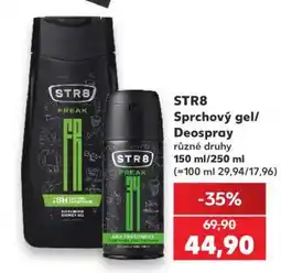 Kaufland STR8 Sprchový gel/ Deospray nabídka