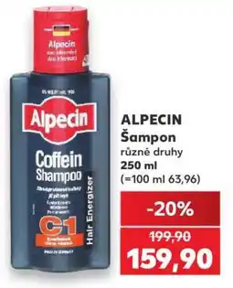 Kaufland Alpecin šampon nabídka