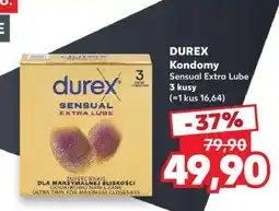 Kaufland DUREX Kondomy Sensual Extra Lube nabídka