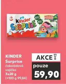 Kaufland KINDER Surprise čokoládová vajíčka nabídka