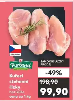 Kaufland Kuřecí stehenní řízky bez kůže nabídka