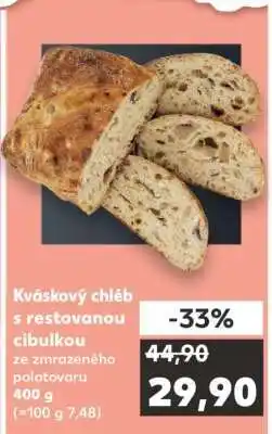 Kaufland Kváskový chléb s restovanou cibulkou nabídka