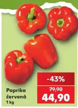 Kaufland Paprika červená nabídka