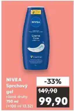 Kaufland Nivea sprchový gel nabídka