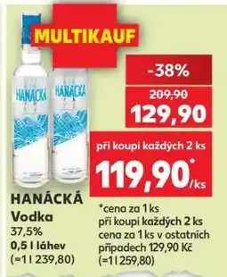 Kaufland Hanácká Vodka nabídka