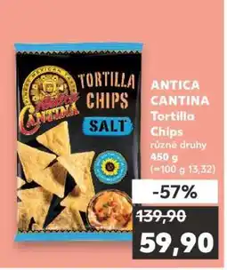Kaufland Antica Cantina Tortilla chips nabídka