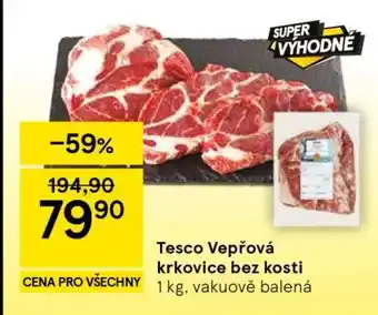 Tesco Vepřová krkovice bez kosti