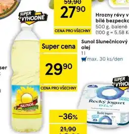 Tesco Sunol slunečnicový olej nabídka