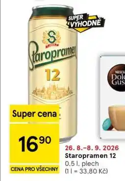 Tesco Staropramen 12 nabídka