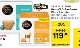 Tesco Nescafé Dolce Gusto kávové kapsle nabídka