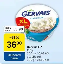 Tesco Gervais XL nabídka