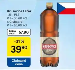 Tesco Krušovice ležák nabídka