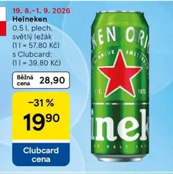 Tesco Heineken nabídka