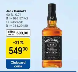 Tesco Jack Daniel‘s nabídka