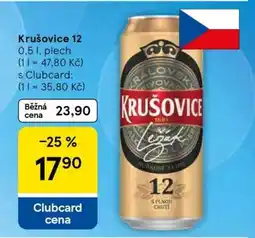 Tesco Krušovice 12 nabídka