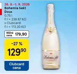 Tesco Bohemia Sekt Doux nabídka