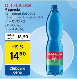 Tesco Magnesia nabídka