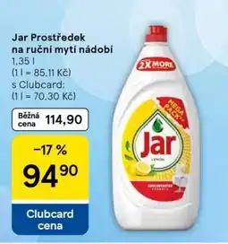 Tesco Jar Prostředek na ruční mytí nádobí nabídka