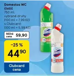 Tesco Domestos WC čistič nabídka