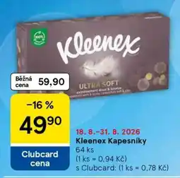 Tesco Kleenex Kapesníky nabídka