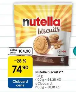 Tesco Nutella Biscuits nabídka