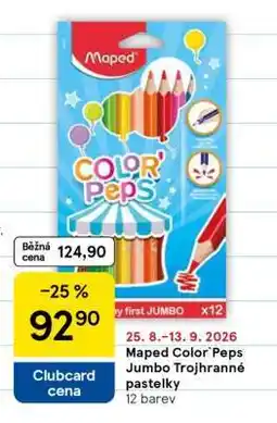 Tesco Maped Color'Peps Jumbo Trojhranné pastelky nabídka