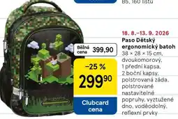 Tesco Paso Dětský ergonomický batoh nabídka