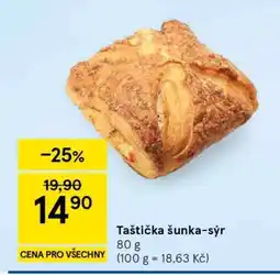 Tesco Taštička šunka-sýr nabídka