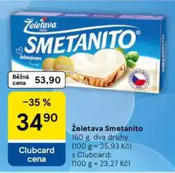Tesco Želetava Smetanito nabídka